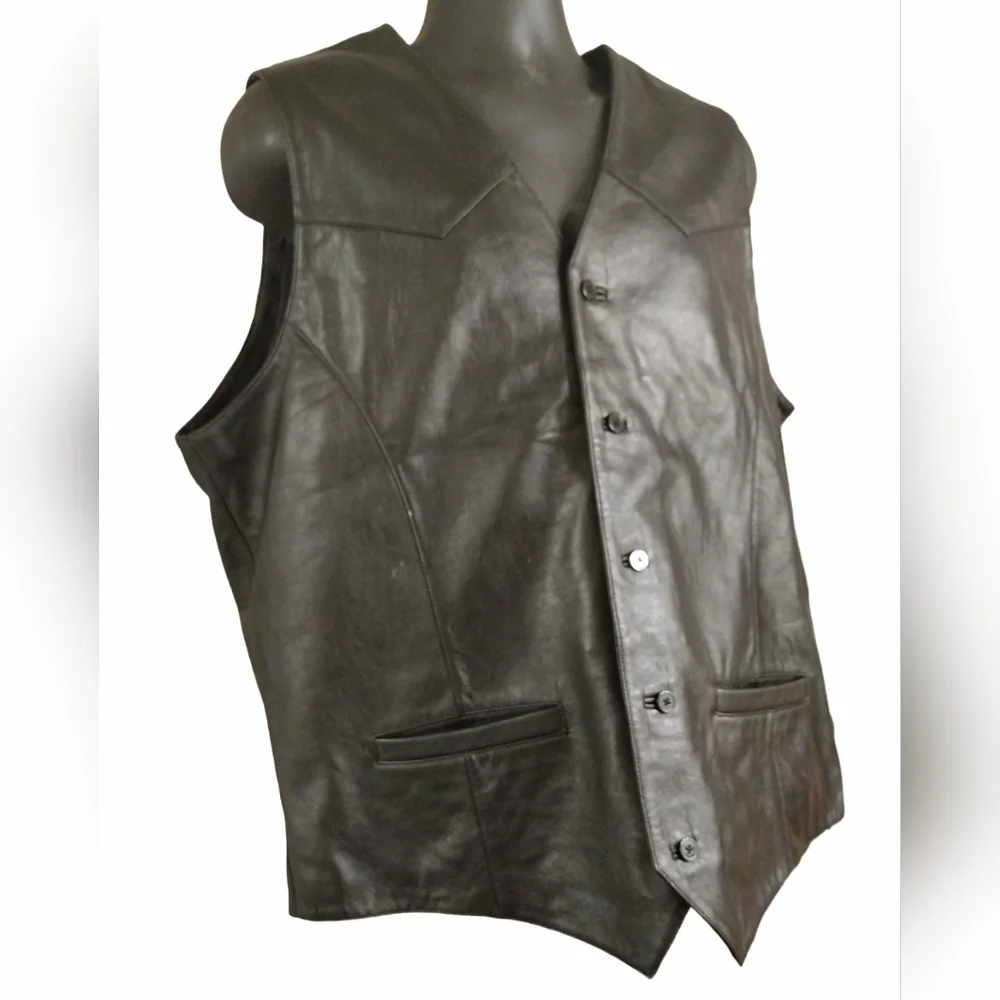 Cripple Creek Leather Vest - Picture 4 of 6